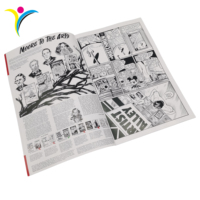 Impression personnalisée de bandes dessinées et de mangas en couleur avec papier couché/offset, reliure parfaite, couverture souple, plastification