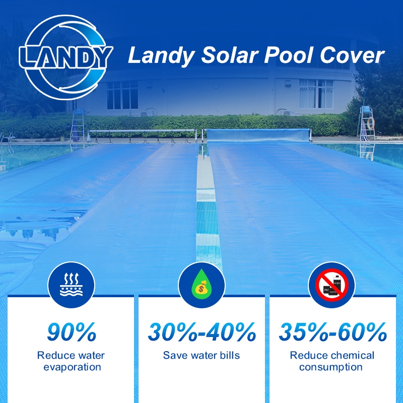 LDPE Material Swimming Pool Bubble Cover Anti-UV Dust Protection Above Ground Solar Covers for Swimming Pool