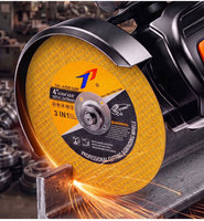 Disque de découpe en fibre de verre double 107*1.2*16mm, personnalisé en usine, disque abrasif de 4'' pour le traitement de l'acier, vente en gros