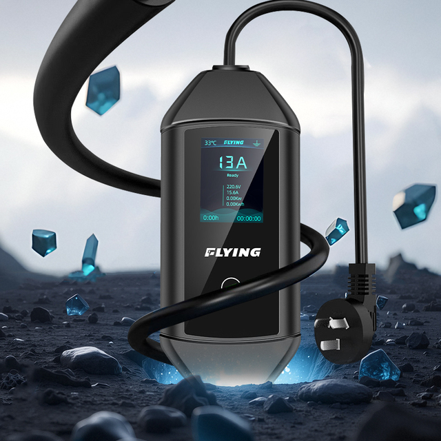 Smart Portable AC Charger IP66 CE Certified Customizable Language for Home & Outdoor Use New Condition
