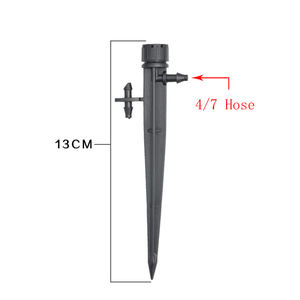 Système d'irrigation goutte à goutte pour terres agricoles, 360 degrés, 8 trous, serre de jardin réglable, <span class=keywords><strong>goutteur</strong></span> de piquet de sol inséré - Product Image 3