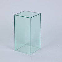 Boîte acrylique personnalisée anti-poussière de couleur vert bleu rose rouge pour le stockage des collections d'affichage
