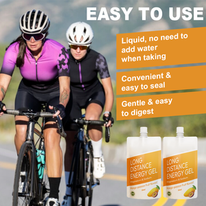 Gels énergétiques de marque privée OEM ODM Gels pour tout entraînement, <span class=keywords><strong>course</strong></span> à <span class=keywords><strong>pied</strong></span> et cyclisme Gel énergétique végétalien sans gluten pour le sport - Product Image 4