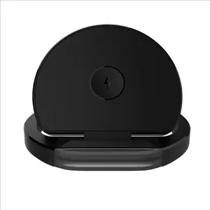 Mobile phone wireless charger Qi standard vertical Desktop Wireless charger base 5w10w fast charger