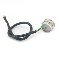 Module de capteur d'empreintes digitales capacitif en métal UART/USB R503Pro, M25mm, capacité 1500, contrôle LED RGB rond pour contrôle d'accès