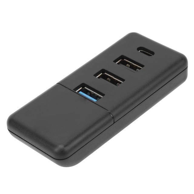 Car USB Hub Fast Charging Data Transfer 4 in 1 USB Hub Glove Box Docking Station Replacement for Tesla Model Y 3