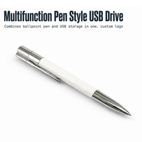 Harga Pabrik Flashdisk Logam 2.0 3.0 Pendrive 2GB 4GB 8GB 16GB 32GB 64GB Pulpen USB Flash Drive Memory Stick