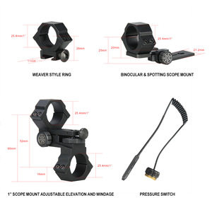 Soporte de Montaje Desmontable de Aleación de Aluminio de 1W para Monocular de Visión Nocturna, de Instalación Rápida para Cascos Recreativos - Product Image 6