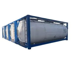 20FT ISO Standard T11 Chemical Liquid Fuel Suluric Nitrous Acid Storage HCl Transportable Tank Container