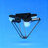 Robot à main araignée programmable : bras d'automatisation fiable personnalisable à haute vitesse à 4 axes parallèles pour le tri de petits colis