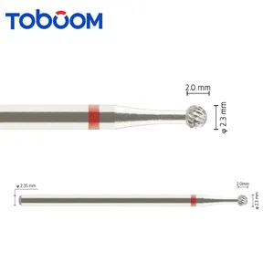 Toboom TH2064carbide diş burs yüksek kalite toptan çimentolu karbür dişçi matkabı karbür bur