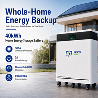 Batería de Litio LiFePO4 de Gran Capacidad, 51.2V, 30kWh, 40kWh, 600Ah, 628Ah, 800Ah, 1000Ah, para Almacenamiento de Energía Solar en el Hogar, 10 Años de Garantía