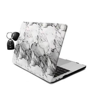 Yapears 2023 New Design Shockproof White Marble Protective PC Cover Case Laptop Hard Shell For Macbook Air Pro 12 13 Inch