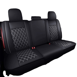 Housses de siège en cuir pleine couverture compatibles avec Ford F-150 Raptor LTD, protections de siège rembourrées imperméables et résistantes - Product Image 1