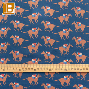 BILU 2026 Tela de Algodón 100% Tana Lawn con Estampado de Caballo del Zodiaco, Diseño Novedoso, para Ropa Infantil - Product Image 2