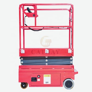 Minielevador de tijera con batería pequeño eléctrico hidráulico de capacidad para <span class=keywords><strong>alquiler</strong></span> de construcción - Product Image 3