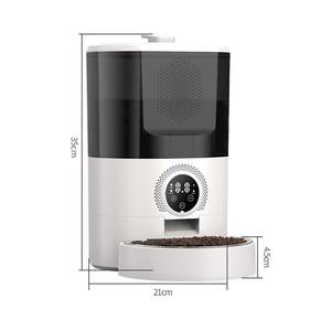 Alimentador automático inteligente para mascotas de gran capacidad, aplicación transfronteriza, dispensador de comida cuantitativo temporizado para perros y gatos, recargable sólido - Product Image 5
