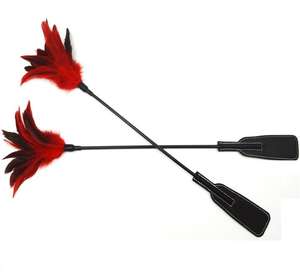 SM Feather Love Paletas de Cuero Impermeables, Flogger, Látigo de Mano para Diversión en Pareja, Equipo de Bondage, Juguete Sexual para Adultos para Marido y Esposa - Product Image 4
