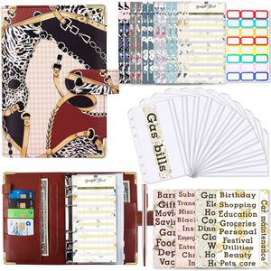 Carpeta <span class=keywords><strong>de</strong></span> presupuesto con sobres con cremallera, sobres <span class=keywords><strong>de</strong></span> efectivo para presupuestos, planificador <span class=keywords><strong>de</strong></span> presupuesto <span class=keywords><strong>de</strong></span> cuero PU A6 2024 con cálculo <span class=keywords><strong>de</strong></span> sobres <span class=keywords><strong>de</strong></span> efectivo - Product Image 3