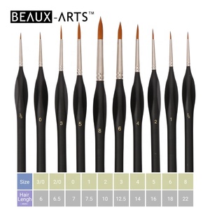 10 pièces détail populaire artiste pinceaux ensemble <span class=keywords><strong>aquarelle</strong></span> acrylique huile visage <span class=keywords><strong>peinture</strong></span> pinceau <span class=keywords><strong>peinture</strong></span> fournitures - Product Image 2