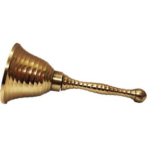 PARIJAT artesanía campana de latón de 4 pulgadas para el hogar Mandir templo sala de estar decoración Pooja & Puja artículos decorativos - Product Image 4