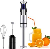 1000W multi-function Main D'immersion Mélangeur DC Moteur Bâton Mélangeur avec 500ml Hachoir Mousseur À Lait Oeufs fouet 600ml Bécher