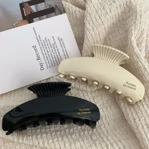 Dowell Vintage Essigsäure Hai Clip mit 11cm großen modischen Hinterkopf Haarschmuck