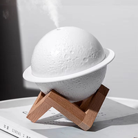 Humidificateur phosphorescent Earth-Star, diffuseur d'aromathérapie, diffuseur d'huiles essentielles sur la surface de la Lune pour la maison YS
