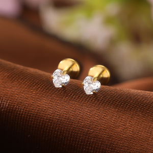 Lingchee ASTM F136 Titan 16G tim CZ nội bộ ren phẳng trở lại labret sụn <span class=keywords><strong>tragus</strong></span> Helix mũi <span class=keywords><strong>Stud</strong></span> xuyên - Product Image 4