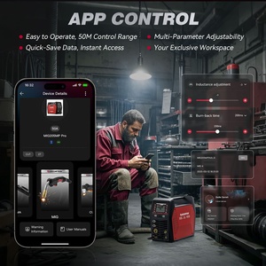 Saldatrice Multiprocesso ARCCAPTAIN MIG205MP con App IControl, Macchina per Saldatura MIG Portatile con Pistola a Bobina - Product Image 3