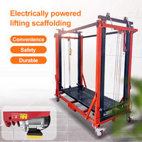 Échafaudage Électrique 320 KG 3 M, Plateforme Élévatrice Mobile Portable Avec Stabilisateurs