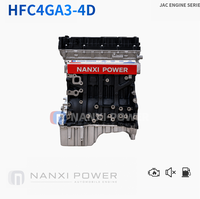 Motor de Bloque Largo Nuevo para HFC4GA34D 2.0T Gasolina Euro V, 140kW, para Refine M4/S5/Shuailing, con 12 Meses de Garantía
