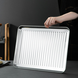 Stainless Steel <b>Baking</b> Pan Rectangle Non Stick Cake Tray <b>Oven</b> Safe Home <b>Baking</b> Dish - Product Image 1