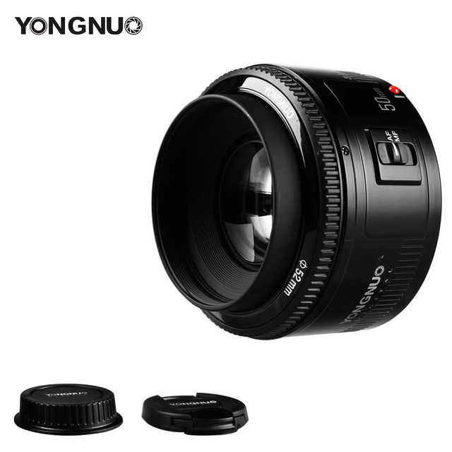 YONGNUO YN 50mm F1.8 Lens Large Aperture Auto Focus Lens 50mm/f1.8 for Canon EOS DSLR Cameras