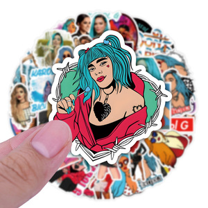 50PCS Pegatinas Populares de la Cantante Sexy Manana Sera Bonito <span class=keywords><strong>Karol</strong></span> <span class=keywords><strong>G</strong></span> - Product Image 3