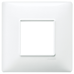 Vimar White Wall <b>Switch</b> Plate 14.5 x 9.5 Cm Square Design - Product Image 1
