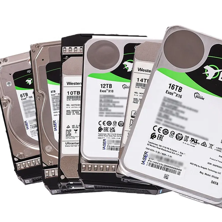 Wholesale3.5 polegadas disco rígido interno para servidor hdd, 16 tb hdd, disco rígido