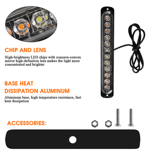12 Đèn <span class=keywords><strong>Led</strong></span> Cảnh Báo Khẩn Cấp Đèn Nhấp Nháy Bar Deck Grille Đèn <span class=keywords><strong>Led</strong></span> Nhấp Nháy Đèn Nhấp Nháy Thanh Xe Tải 12V 24V Thuyền Side Maker Light - Product Image 3