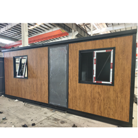 Kit de Maison Préfabriquée Extensible de Luxe Moderne 1 Chambre, Conteneur de 10 pieds, Installation Rapide pour Bureaux et Appartements