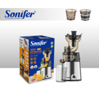Sonifer SF-5546 150W Nouvelle mise à niveau Extracteur de jus Stand Fruits et légumes Électrique 2 en 1 Séparation de jus Presse-agrumes lent
