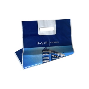 Bolsas de Compras de Plástico con Asas Troqueladas y Logotipo Personalizado, Bolsas de Transporte de LDPE de Alta Calidad para Comercio Minorista, Turquía - Product Image 1
