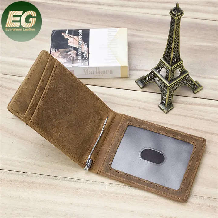 Emg6349 натуральные мужские кошельки, роскошный тонкий кошелек из натуральной кожи с отделением для карт для женщин и женщин