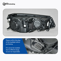 Phare avant de voiture pour Volkswagen Touareg, phare LED 2007-2011, lentille de projecteur haute puissance, signal dynamique DRL, pièces automobiles