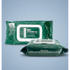 MILOWI EDDEALE CICA CLEANSING TISSUE 100 Feuilles Démaquillant Apaisant à la Centella - Product Image 2