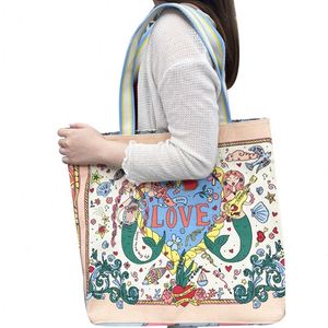 Sacs fourre-tout en toile de coton de luxe avec logo personnalisé, sacs à bandoulière pour femmes, sacs à main pour femmes avec poche - Product Image 1