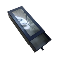Boîte à bijoux carrée XF Premium en promotion avec tiroir coulissant, boîte colorée pour colliers et bagues