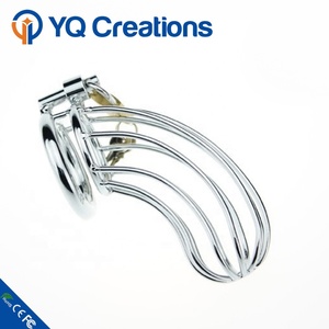 Bondage Gear jaula para pene de acero inoxidable jaula de castidad masculina juguetes sexuales para pene ataduras - Product Image 5