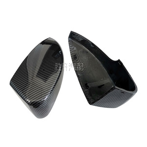 Carbon Fiber <b>Mirror</b> Covers For Ford Focus C Max Full Set Spherical Reflector <b>Plastic</b> Material 3m Tape Installation - Product Image 4