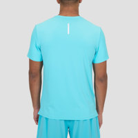 Fabricant de vêtements été logo personnalisé extérieur polyester hommes T-shirt short ensemble quatre côtés élastique deux pièces T-shirt ensemble