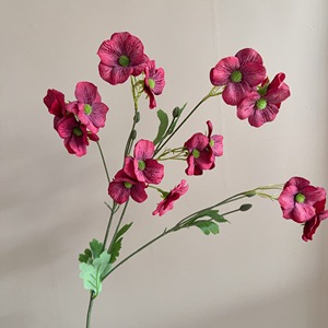 <span class=keywords><strong>Hibiscus</strong></span> en Soie Artificiel Réaliste Fait Main, Papillon Ranunculus, 85 cm, Décoration Longue Durée pour Remise de Diplôme, Noël, Nouvel An - Product Image 3